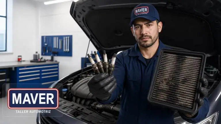 Servicio de afinación completa Automotriz Maver