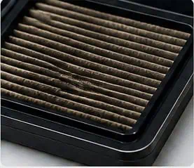 El filtro de aire se dañada fácilmente por la mezcla de aire y gasolina incorrecta.